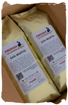 Piberger Spezialitätenkaffee Finca San Martin